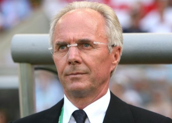 Sven-Göran Eriksson, en su paso por la selección de Inglaterra. Foto: BBC.