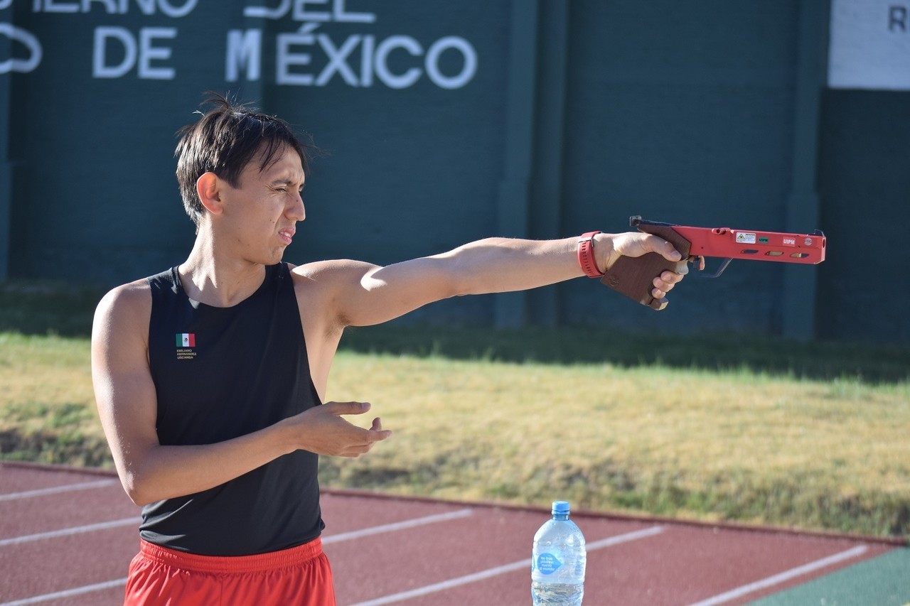 Emiliano Hernández busca poner en alto el nombre del Estado de México con su participación en París 2024. Imagen: GEM