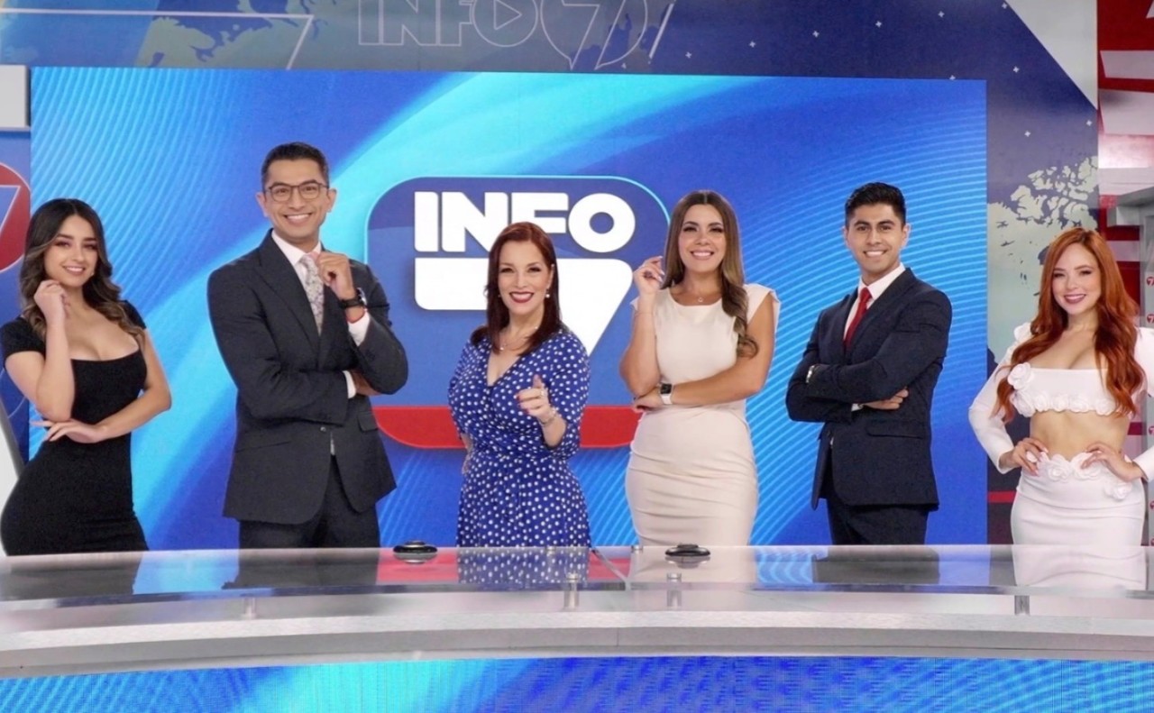 El nuevo equipo de información de TV Azteca Noreste que empieza el programa 'Vente al 7'. Foto: INFO 7.