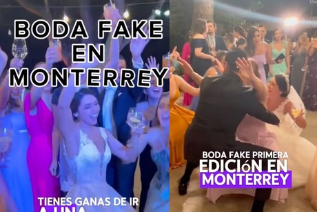 ¿Una 'Boda Fake'?, usuaria de TikTok alista evento en Monterrey