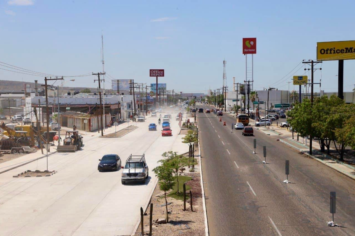 Bulevar Forjadores. Foto: Gobierno de BCS