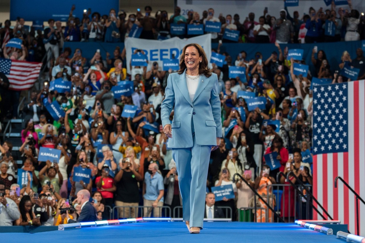 Kamala Harris podría anunciar en unos días quién la acompañará como vicepresidente o vicepresidenta. Foto: X @KamalaHarris