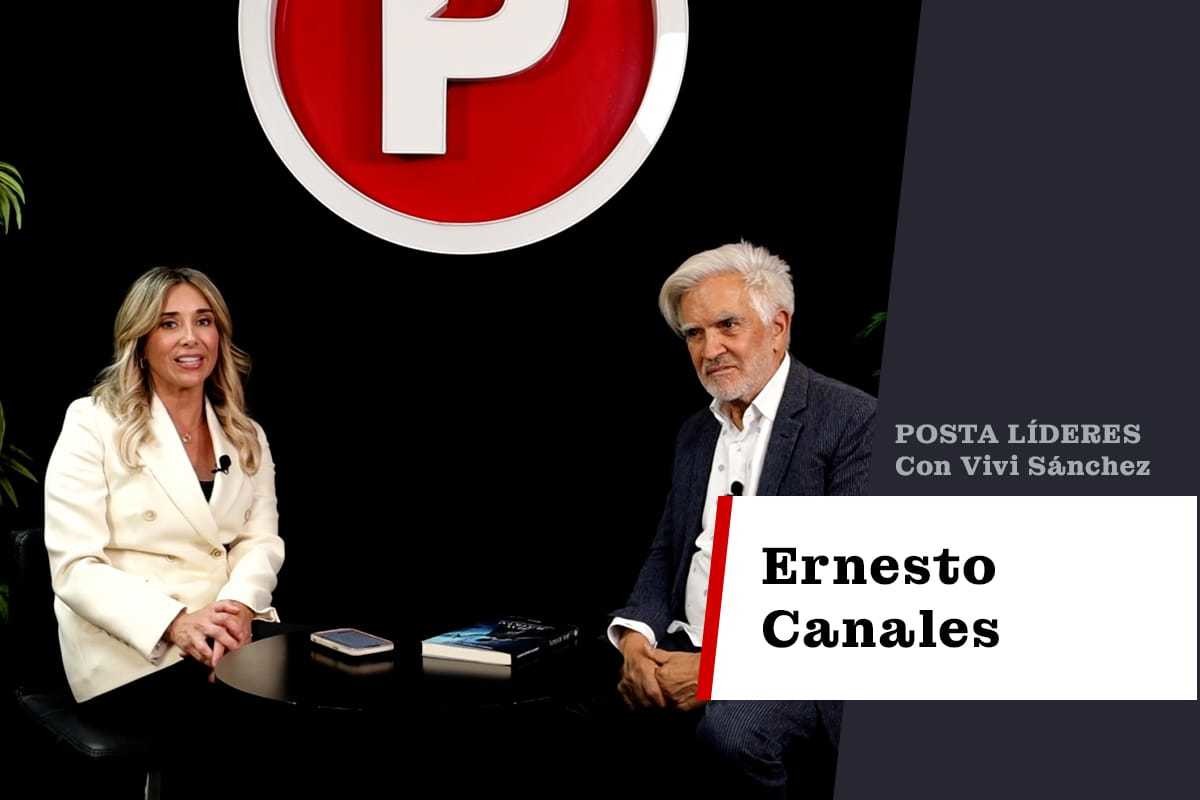 Ernesto Canales con Vivi Sánchez para hablar de su nuevo libro 'Hay Justicia'. Foto: POSTA MX.