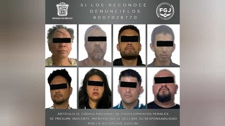 Golpe al triple: detienen a 8, rescatan 10 perros y aseguran droga en cateos