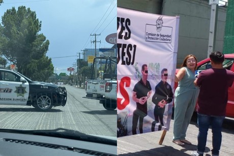 Tráfico y cierre en V. Carranza por manifestación