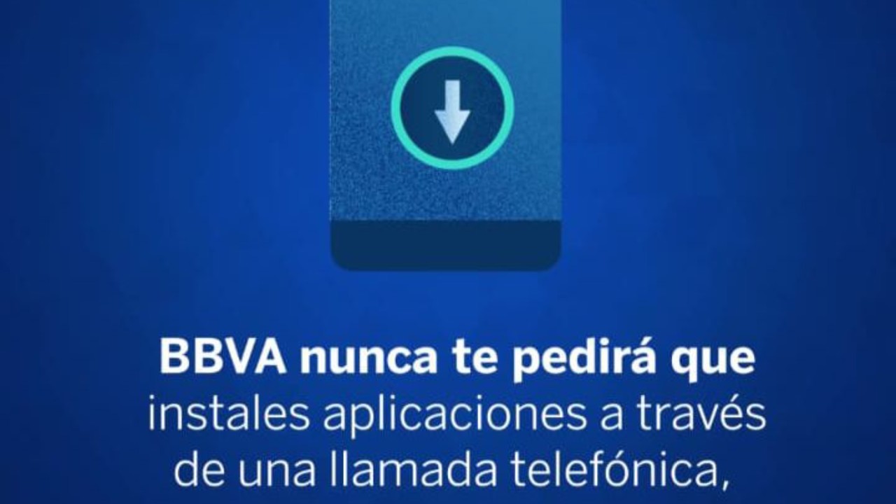 BBVA no solicita datos confidenciales. Foto: Cortesía.