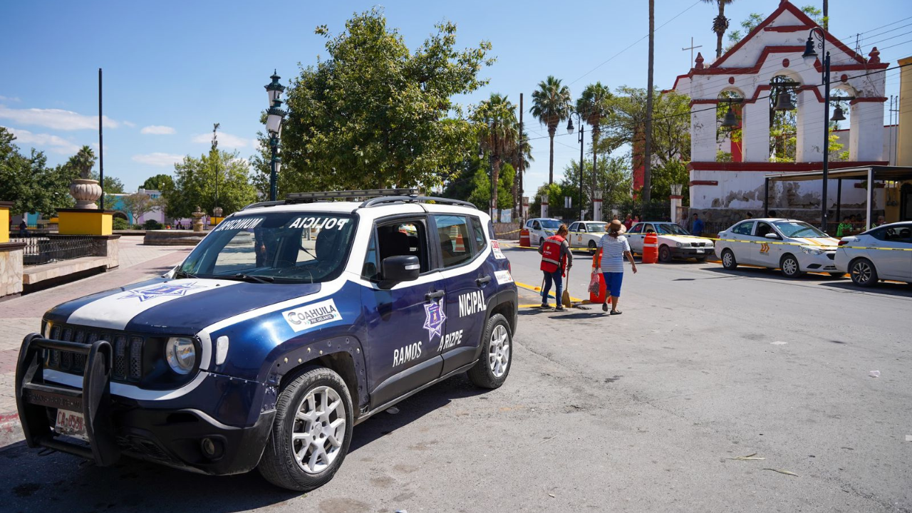 Operativo de seguridad por el Ramos Fest / Foto: Seguridad Pública