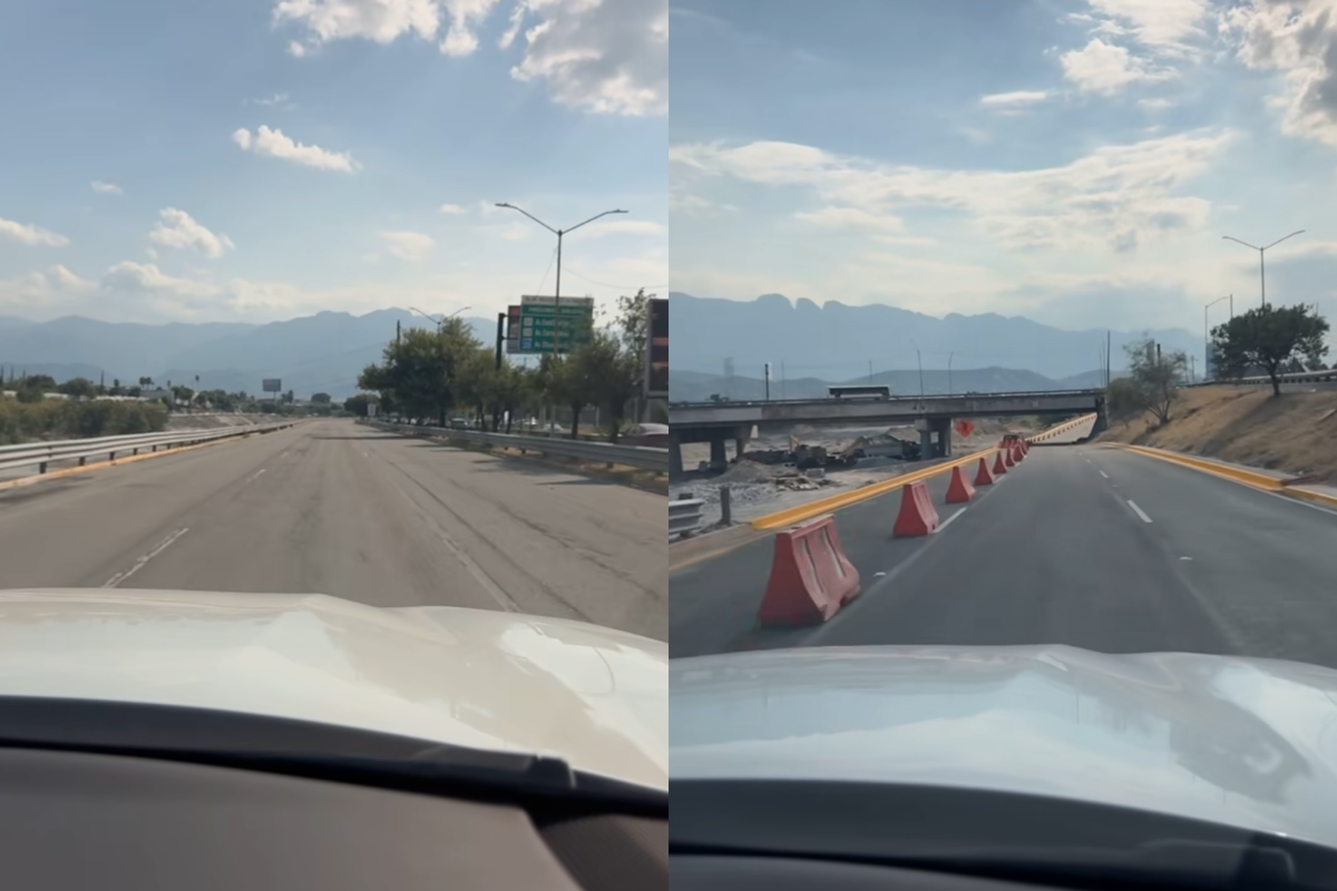 Anuncia Samuel García reapertura del par vial en Monterrey. Foto: Captura pantalla historias Instagram @Samuel García