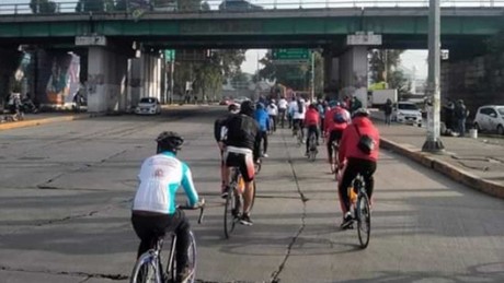 Ciclistas inician peregrinación hacia Santuario de San Juan de los Lagos