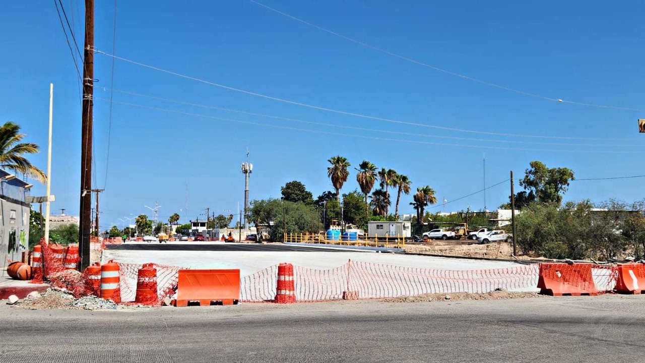 El puente esta construido con una estructura tipo 'cajón'. Foto: Cortesía / Más Noticias de BCS