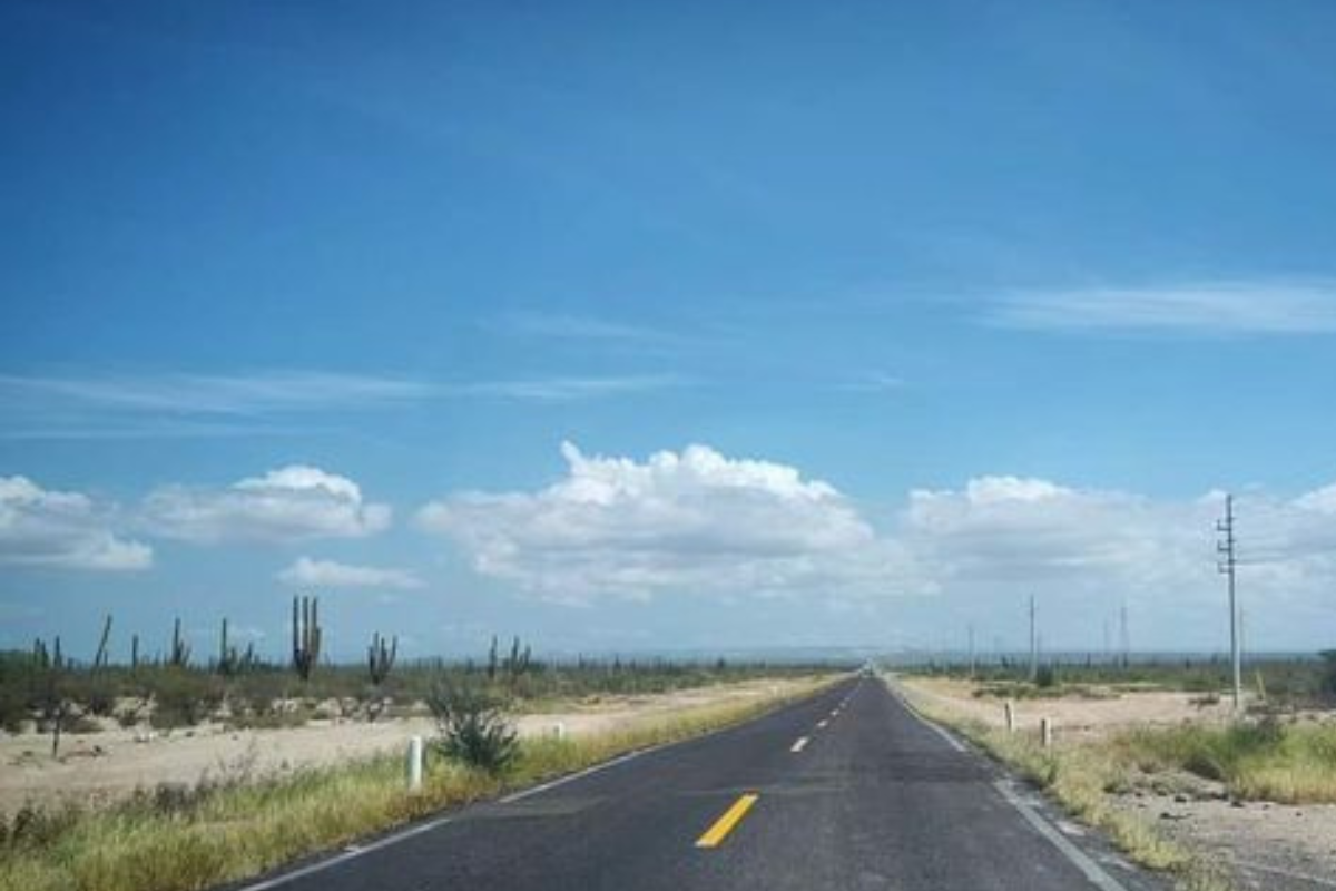 Carretera Transpeninsular. Foto: FACEBOOK / pelochino fotografía