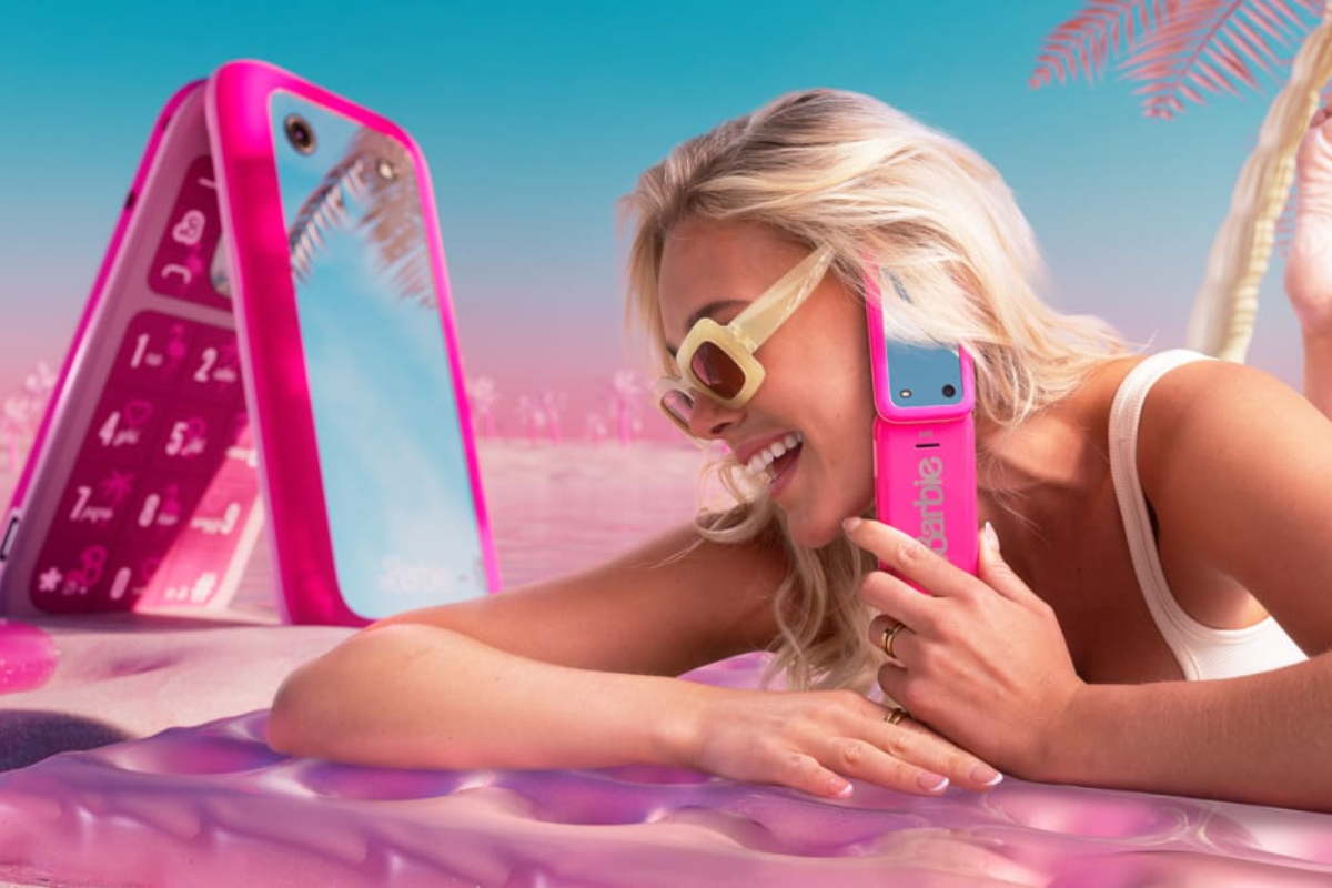 El nuevo celular de Nokia inspirado en Barbie. Foto: @HMDdevices