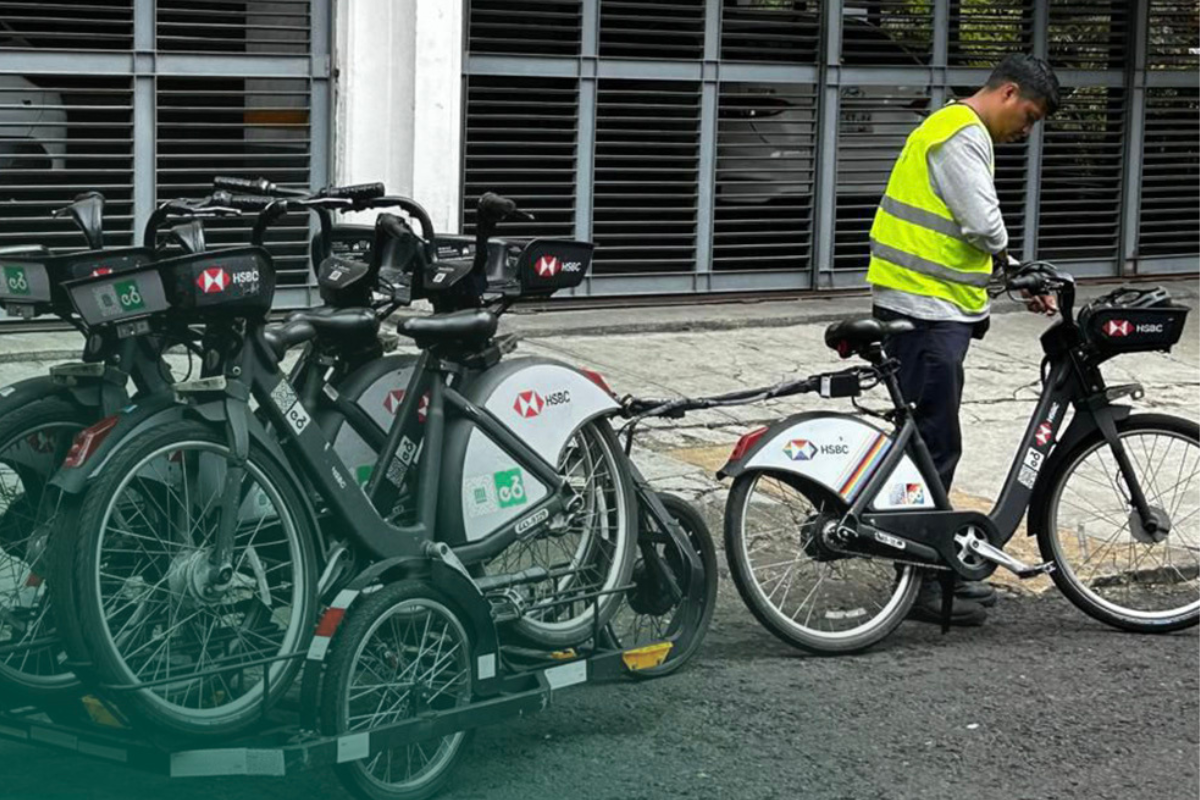 Biciremolques de ECOBICI.   Foto: @ecobici