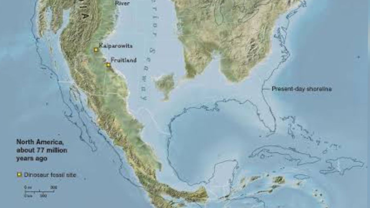 La República Mexicana bajo el Mar de Tetis. Foto: National Geographic Maps.