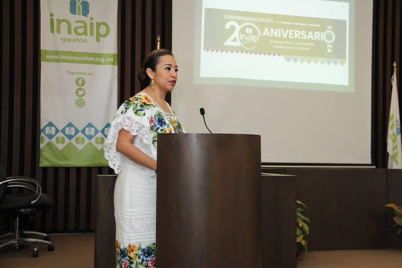 Presidenta del INAIP Yucatán, María Gilda Segovia Chab. Foto: Irving Gil