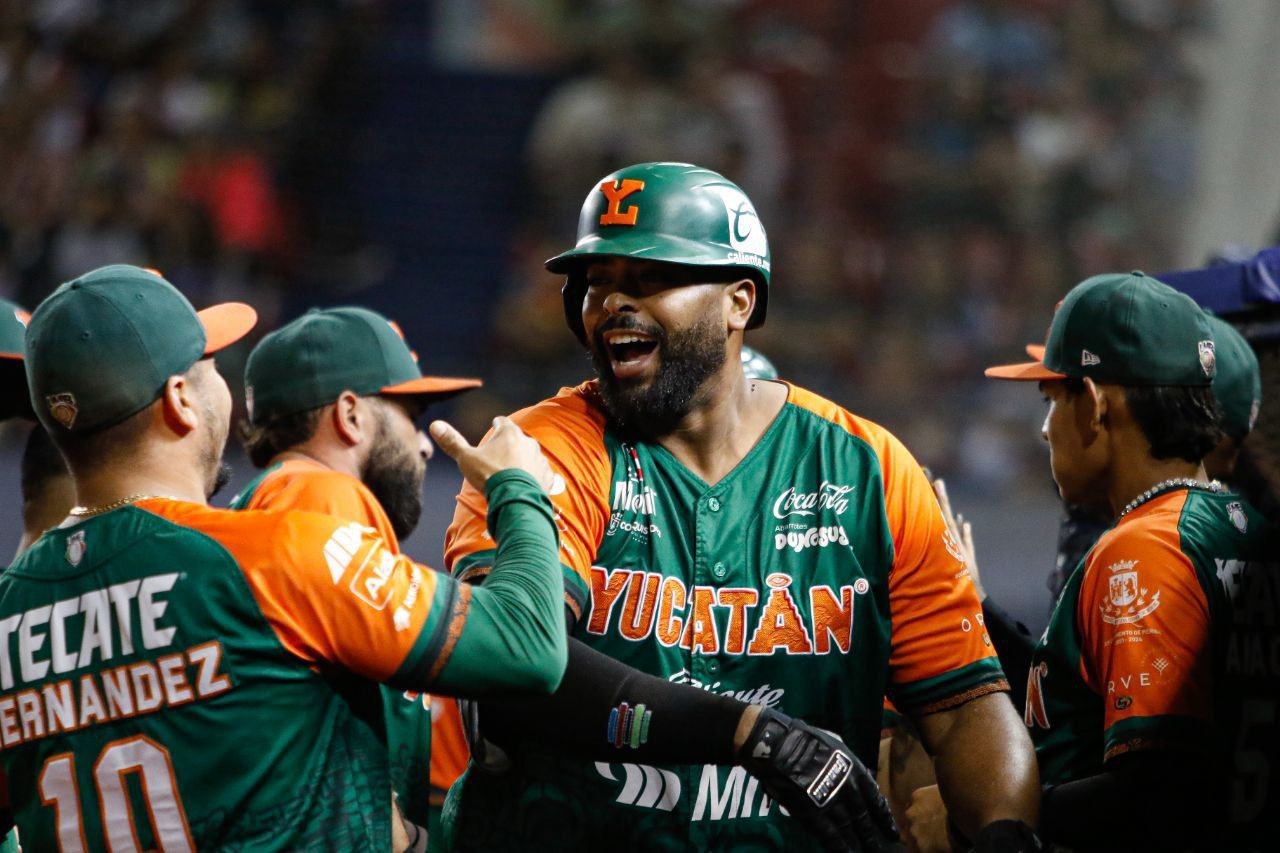 Los Leones de Yucatán se impusieron en el tercer juego de la serie de playoff ante los Guerreros de Oaxaca por pizarra de 22 - 12.- Foto cortesía