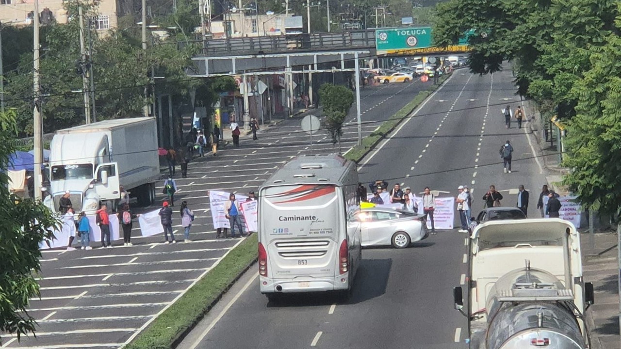 Bloqueo en Constituyentes. Foto: Ramón Ramírez