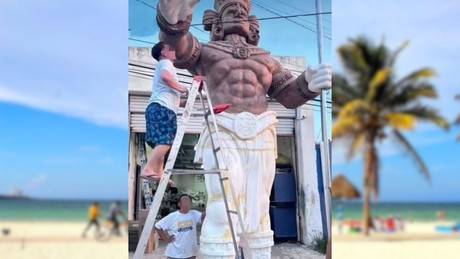 ¿Nueva batalla divina? Estatua de Chaac será colocada en costas de Yucatán