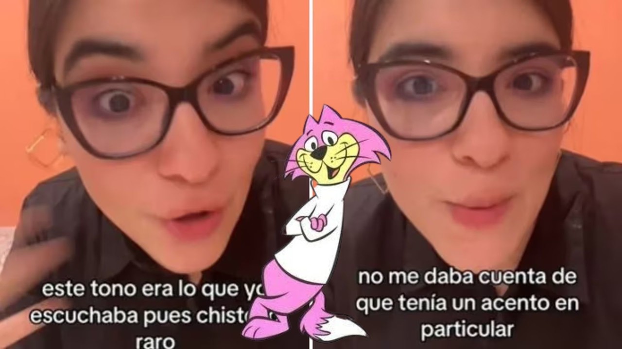 La Streamer afirmó que notaba que los otros personajes de la caricatura hablaban raro Foto: Captura de pantalla