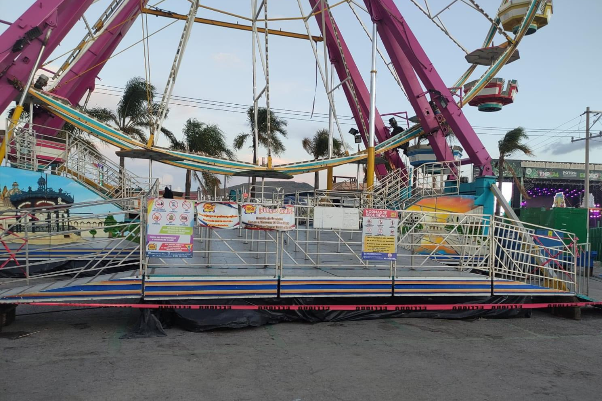 Fiscalía de San Luis Potosí busca a operador tras accidente en la FENAPO. Foto: Redes Sociales