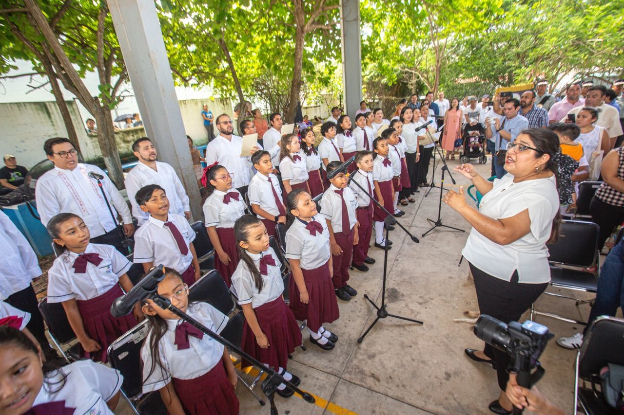 Coro de la Escuela Primaria “Nicolás Bravo”. Foto: SEGEY