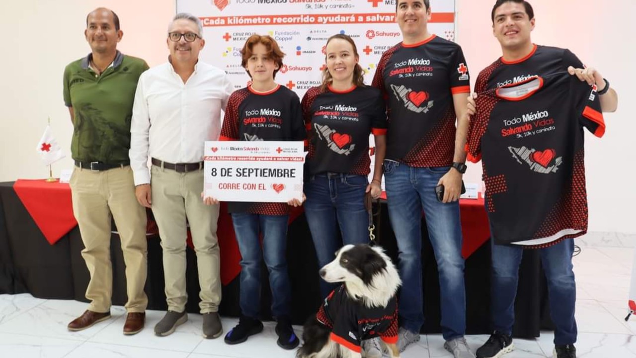 Cruz Roja organiza la carrera “Todo Mexico Dalvando Vidas”. Foto Cort.