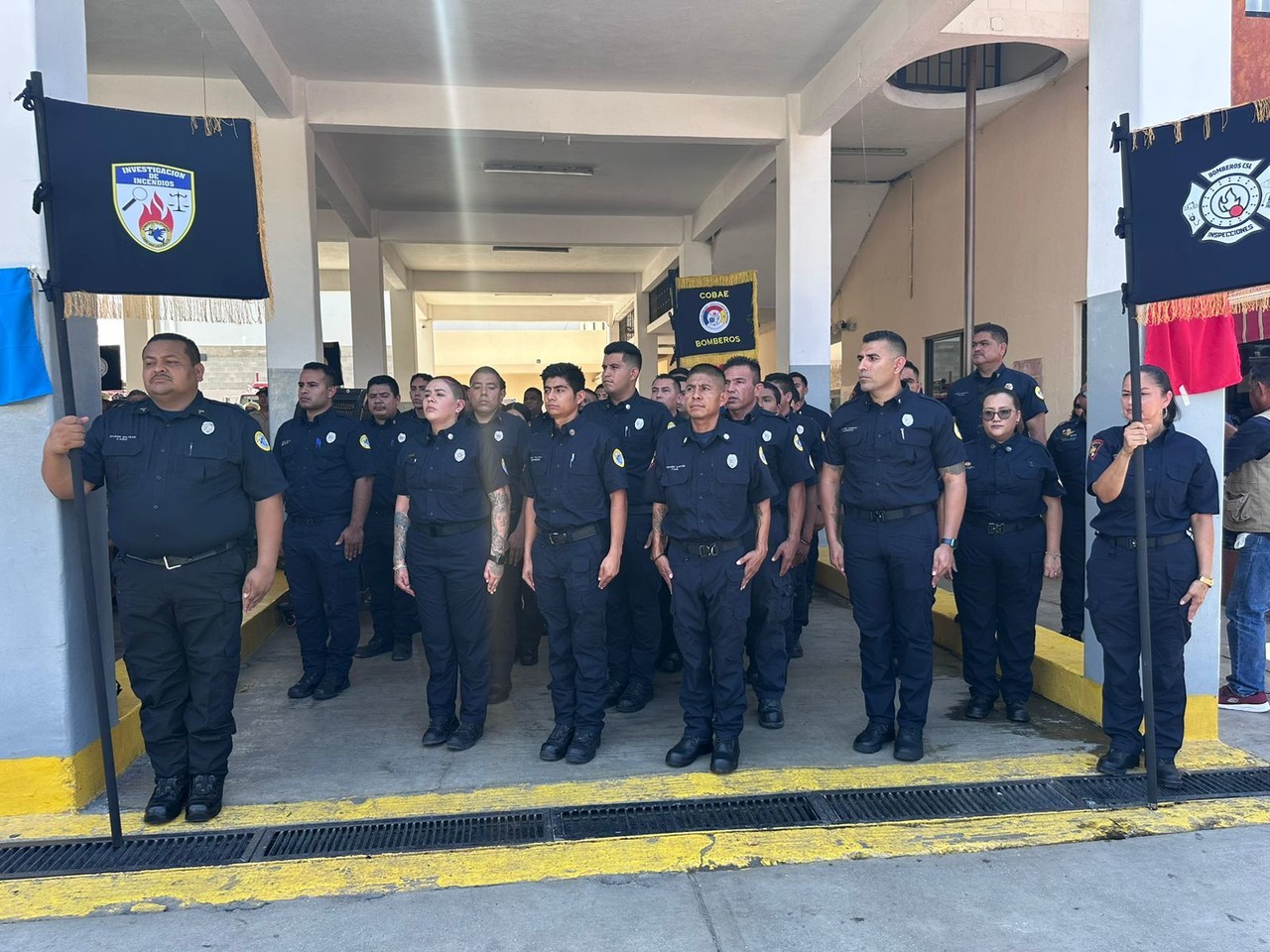 La estación de Bomberos de la delegación de Cabo San Lucas cuenta con 220 efectivos. Foto: Cortesía / Bomberos Cabo San Lucas