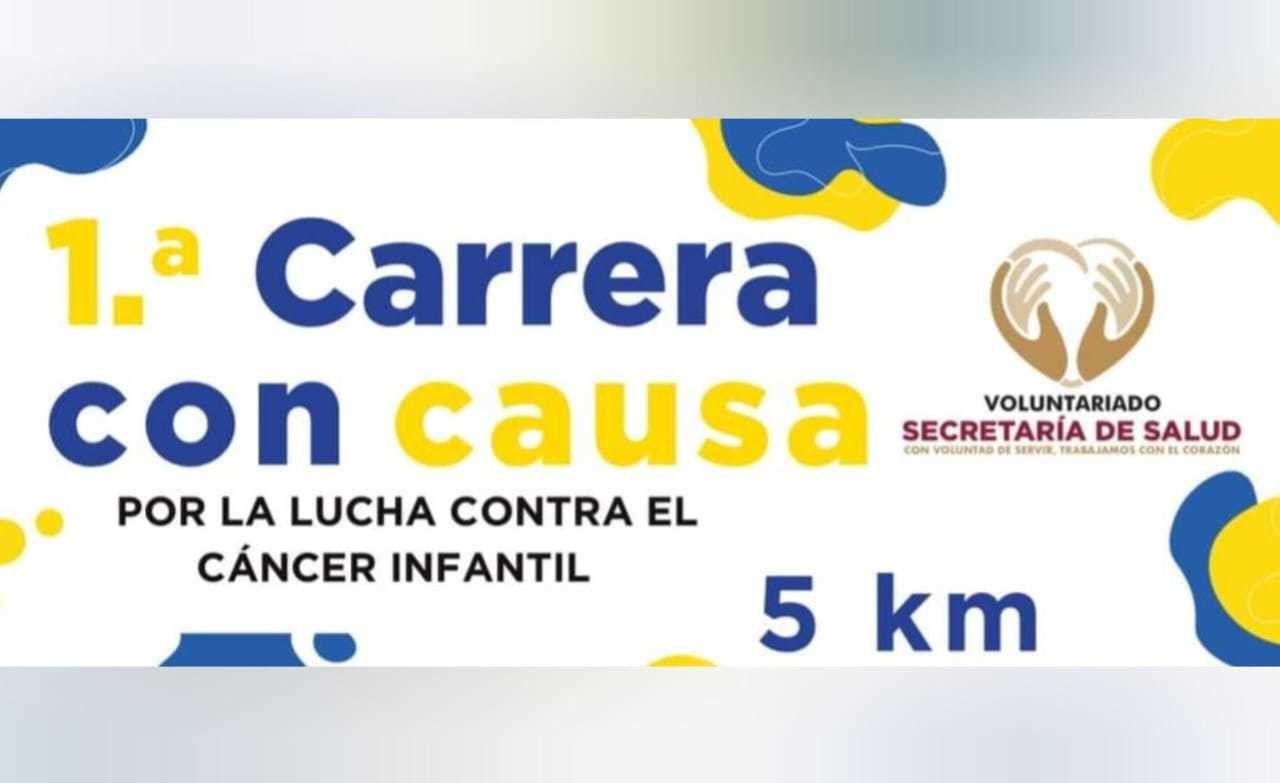 Primera carrera 'Por la lucha contra el cáncer infantil' en Toluca. Foto: Especial