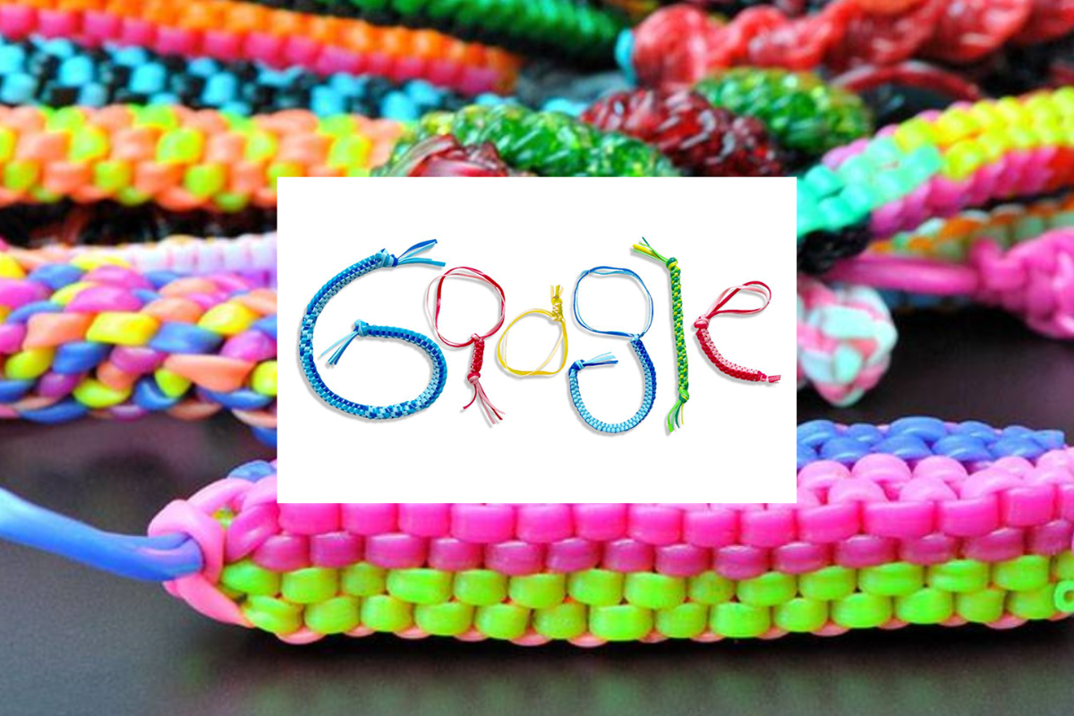 Diferentes pulseras 'Scoubidou' y Doodle. Foto: Google