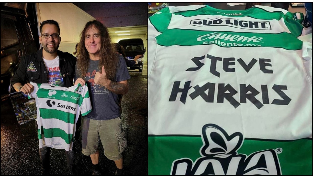 Steve Harris posando con la playera del equipo. (Fotografía: Redes sociales)