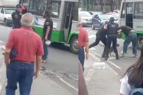 #VIDEO: Policía de la CDMX se pelea con hombre que habría agredido a perrito