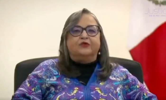 La ministtra presidenta, Norma Piña expresó que la demolición del Poder Judicial no es la vía como se pretende. Foto. Captura de Imagen