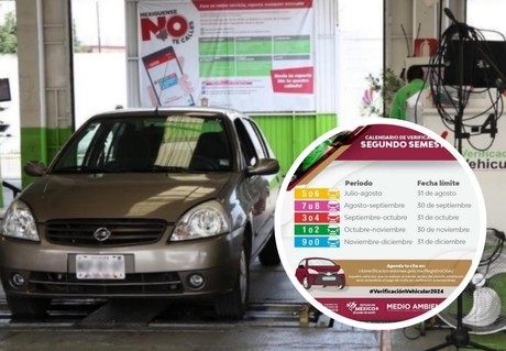 ¡Atención! Estos autos deben verificar antes del 30 de septiembre en Edomex