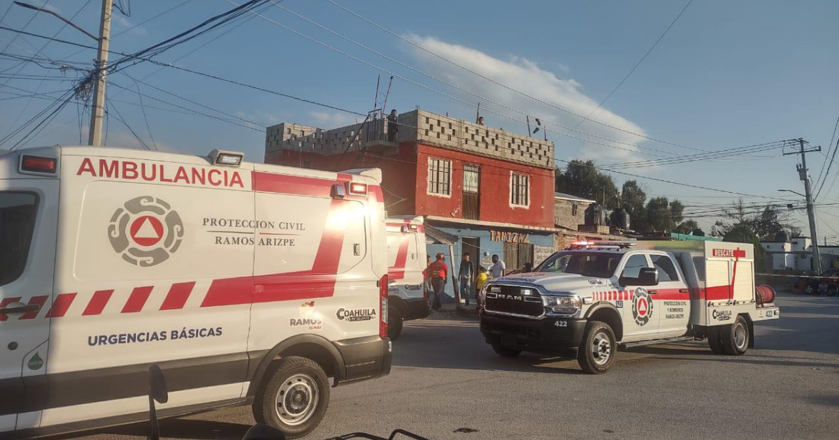 Los paramédicos, pese a llegar de inmediato solo confirmaron el deceso  en Ramos Arizpe / Foto: Redes Sociales