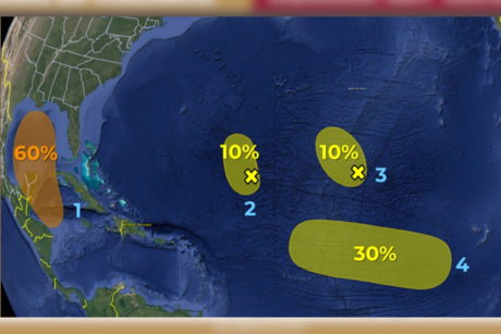 Vigilan hasta 4 potenciales ciclones en el Atlántico