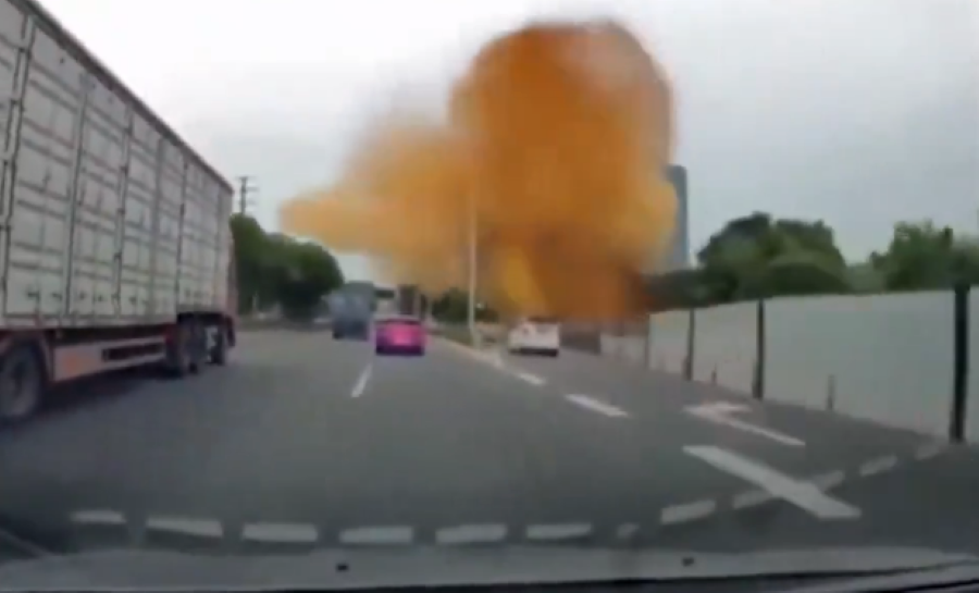 Una tubería explotó y lanzó heces fecales. Foto. Captura de Imagen