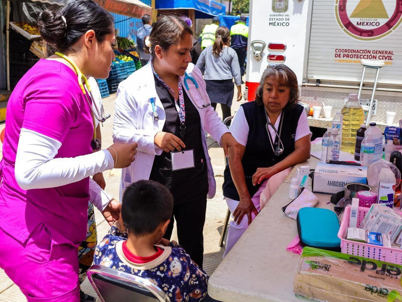 Los módulos de atención médica ofrecen consultas generales y especializadas. Foto: Gob. de Edomex