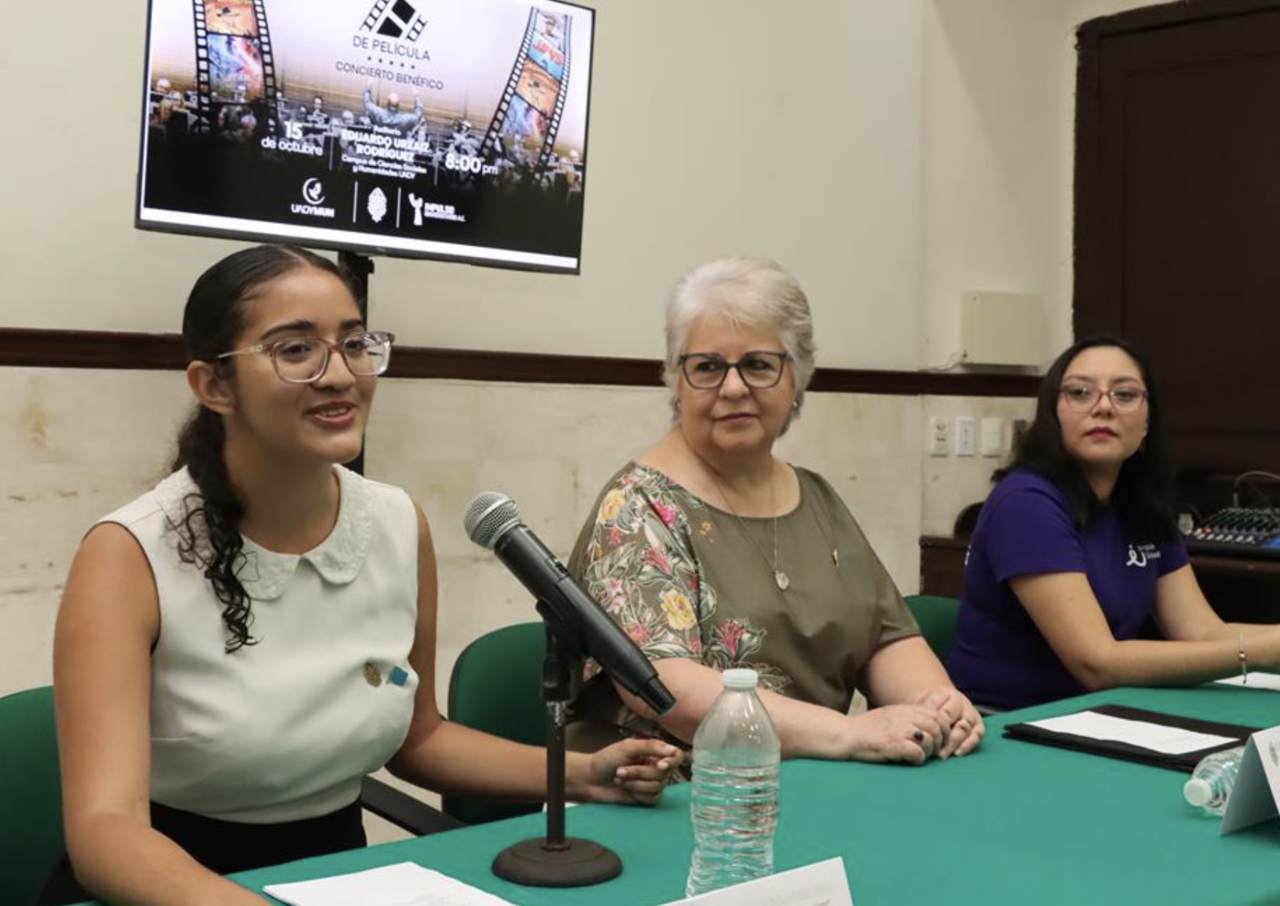 Organizadoras de la  X edición del  Modelo de Naciones Unidas de la Uady informaron sobre los detalles del evento que se realizará en octubre.- Foto de la Uady