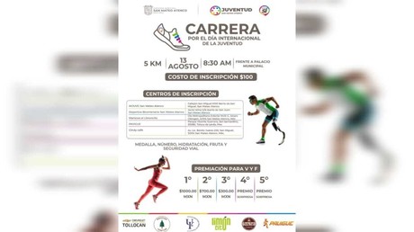 San Mateo Atenco presenta la carrera atlética “Sí por México”