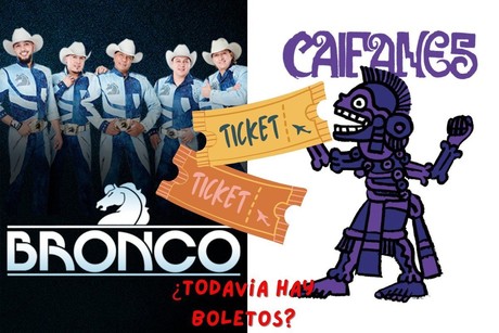 ¿Bronco o Caifanes? Donde si hay boletos, POSTA te lo dice