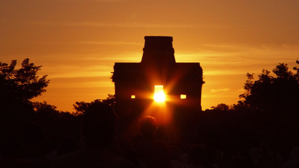 Templo de las Siete Muñecas en Dzibilchaltún Foto: Gobierno de Yucatán