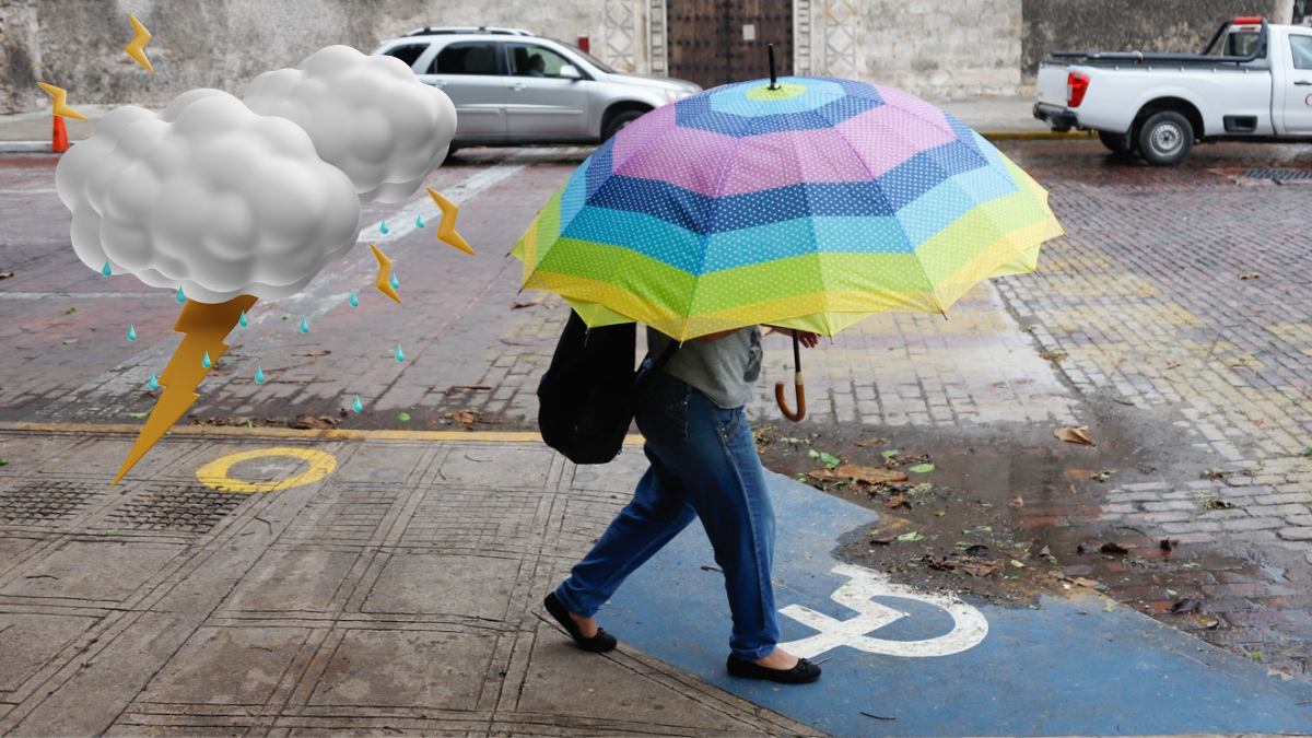 Se espera que toda la semana hay lluvias fuertes Foto: POSTA Yucatán