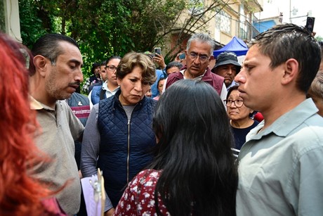 Monitorean posibles deslaves en Edomex afirma Delfina Gómez