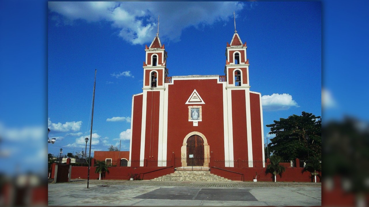 El accidente ocurrió en calles de Baca, Yucatán Foto: Wikipedia