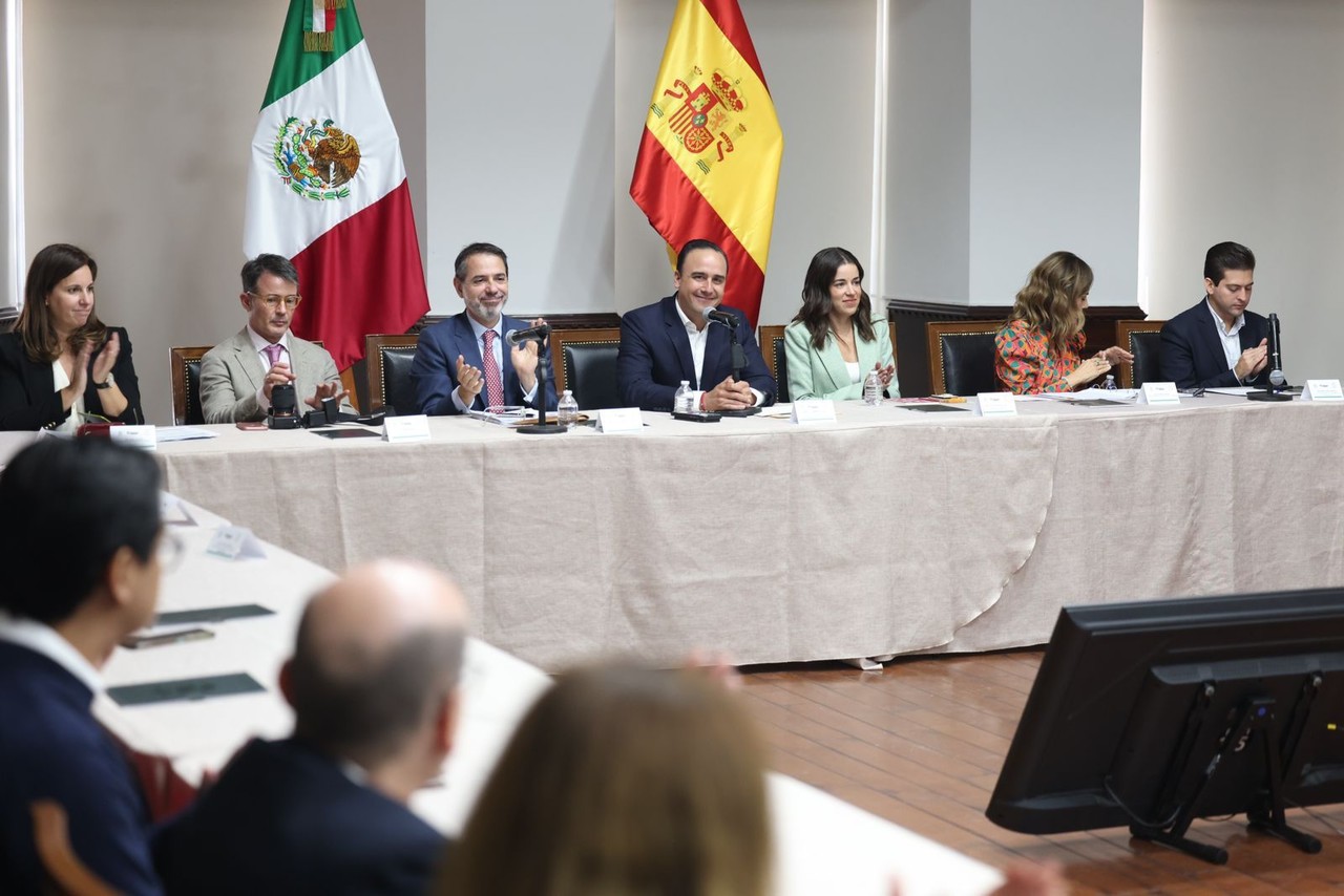 La reunión se llevó a cabo en el Palacio de Gobierno de Saltillo. (Fotografía: Gobierno de Coahuila)