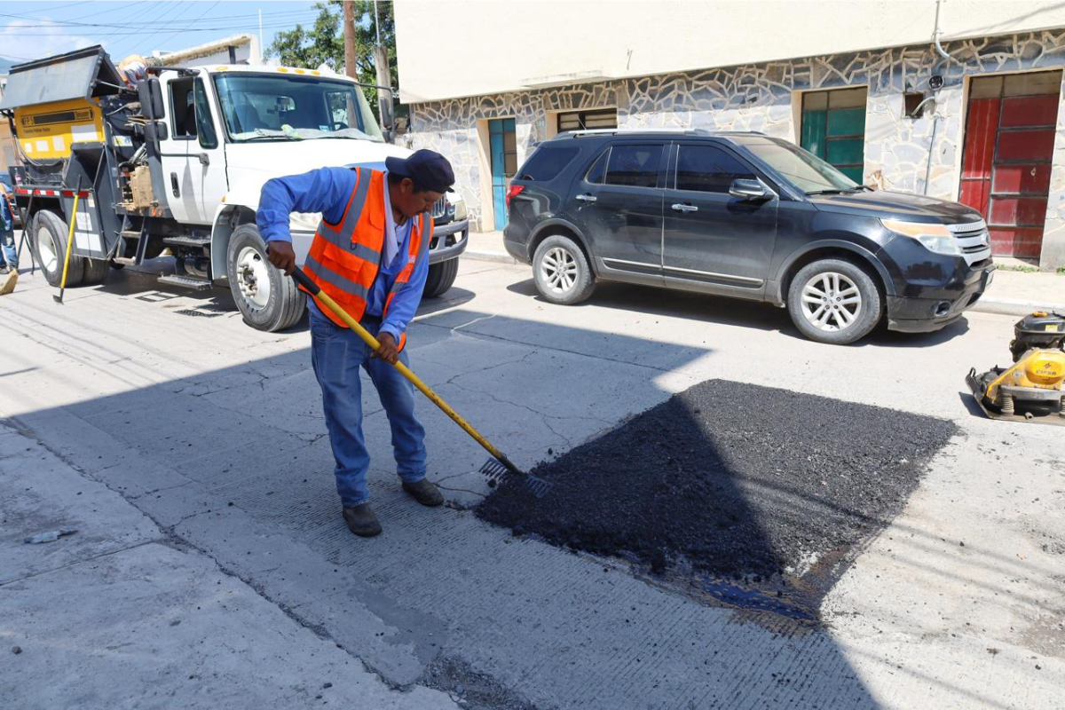 Se aplicó material fresado para rehabilitar los daños. Foto: Gobierno de Victoria