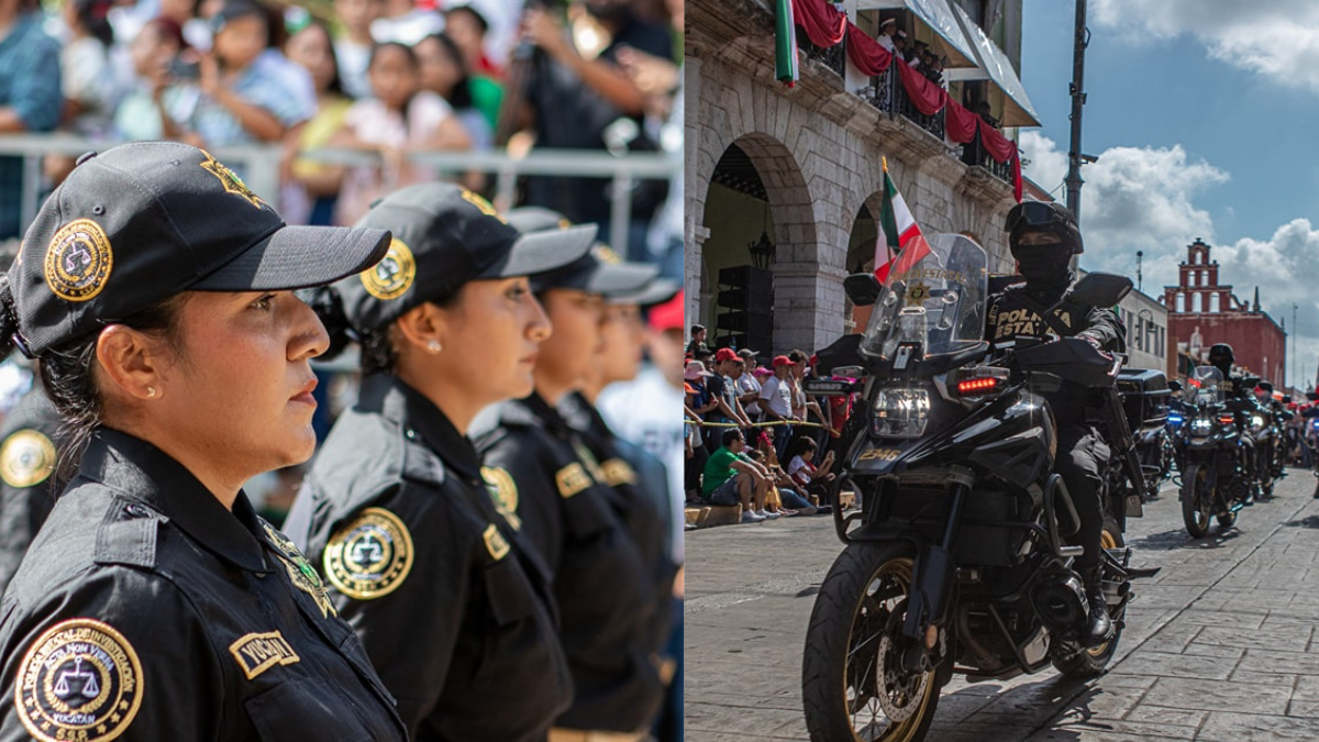 Participarán 257 elementos de la SSP Yucatán Foto: Cortesía