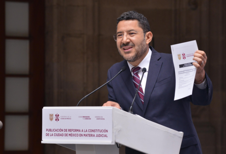 Martí Batres anuncia reforma judicial en la capital con perspectiva social