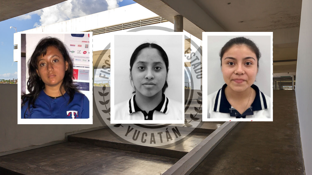 Tres adolescentes desaparecidas al Norte de Mérida Foto: Especial