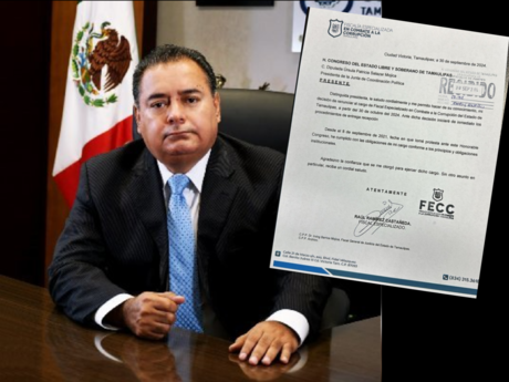 Renuncia de Fiscal Raúl Ramírez Castañeda en Tamaulipas